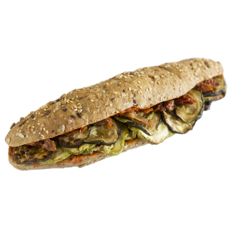Сандвич с гриловани зеленчуци и лютеница