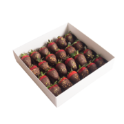 Ошоколадени ягоди веган, кутия с 24 бр.