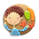 Рисувана меденка дечица с балони