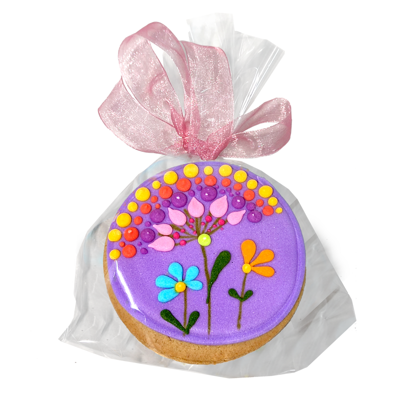 Рисувана меденка с цветя