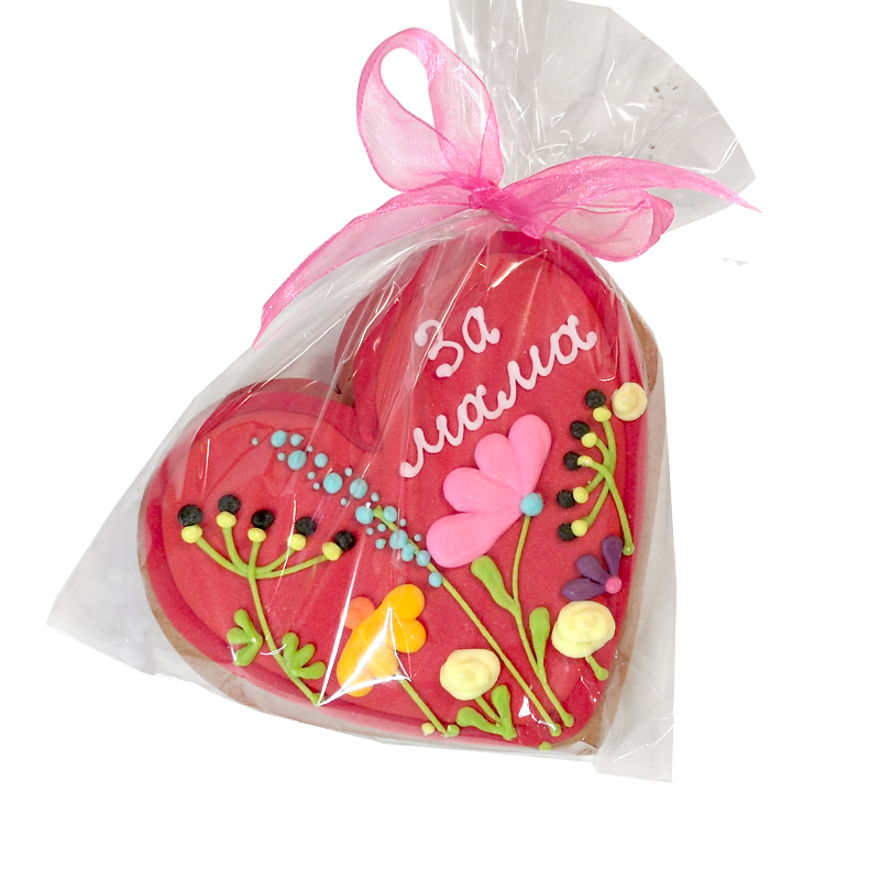 Рисувана меденка "Сърце за мама"