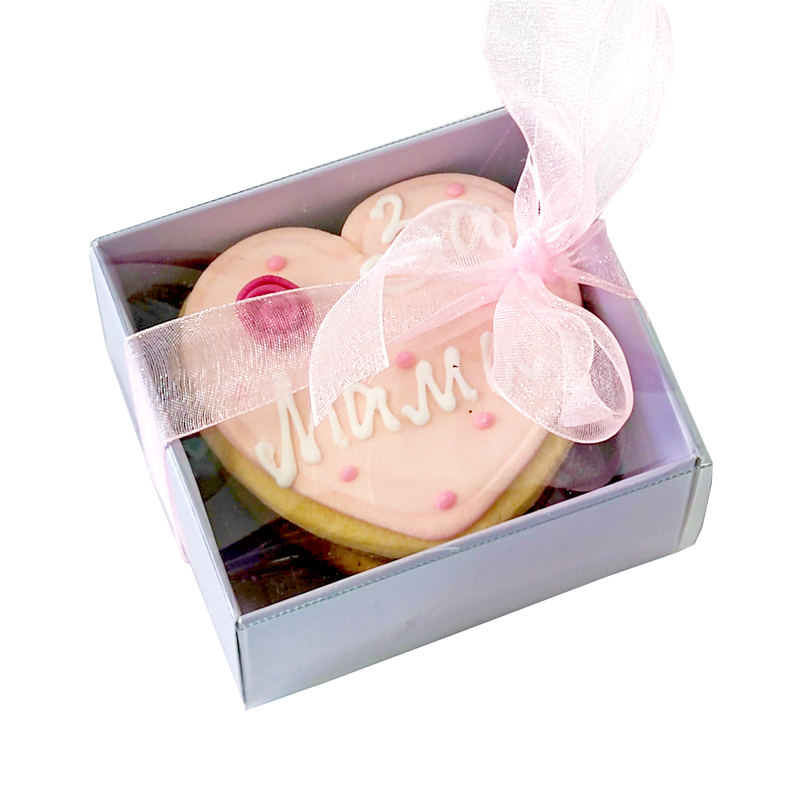 Кутия "За мама" с една рисувана сладка