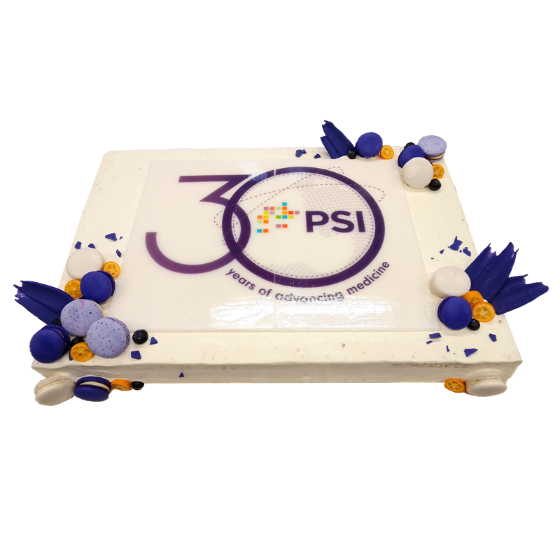 Торта с лого "PSI"