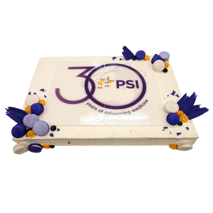 Торта с лого "PSI"
