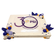 Торта с лого "PSI"