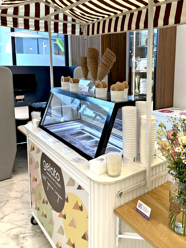 Кетъринг събития - джелато в офиса