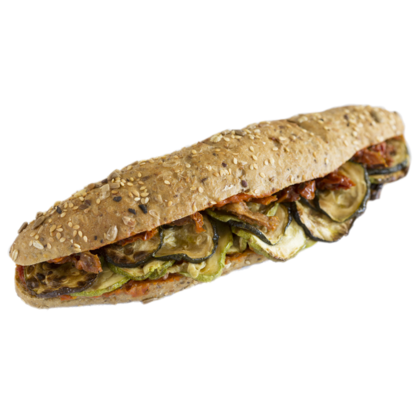 Сандвич с гриловани зеленчуци и лютеница