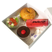 Сет обяд с бейгъл със свинско филе