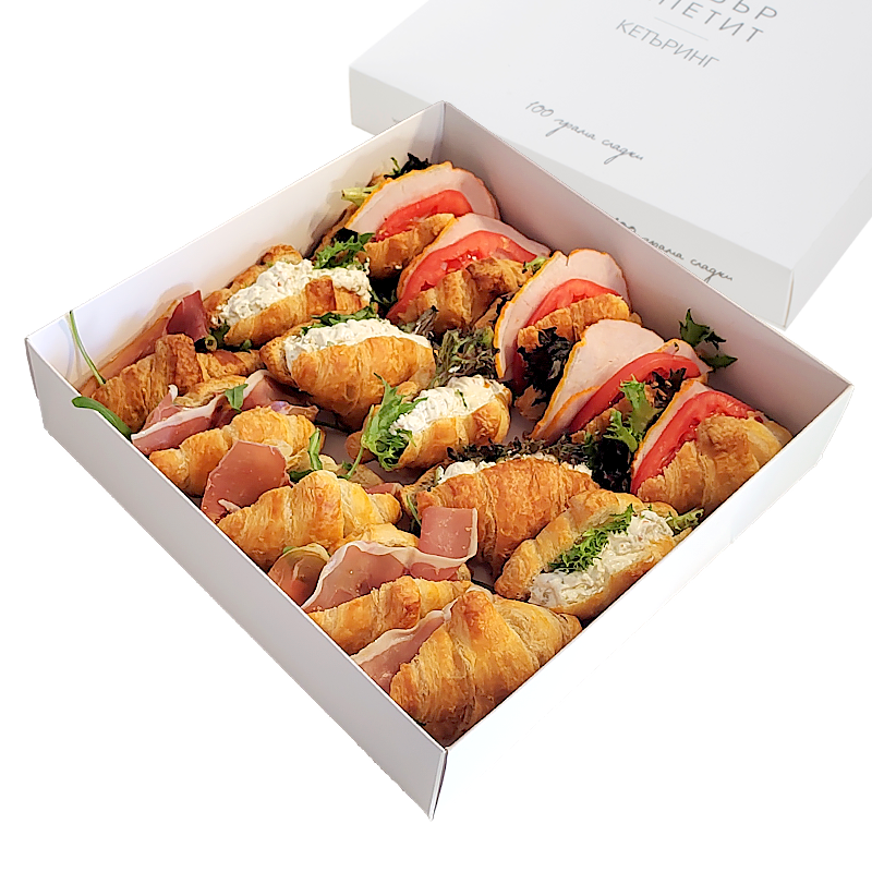 Солени кроасани кутия - 15 бр.