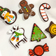 Рисувани шоколадови сладки "Коледни герои"
