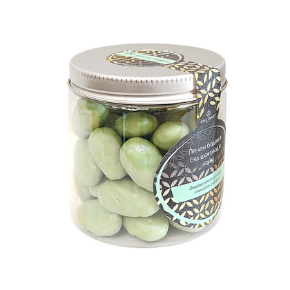 Печен бадем в бял шоколад, мента и лайм