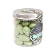 Печен бадем в бял шоколад, мента и лайм