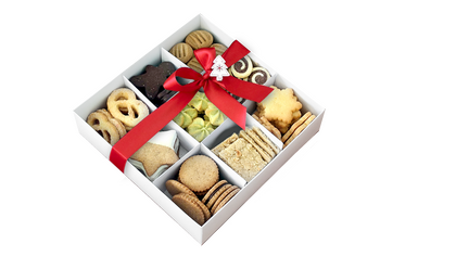 Луксозна кутия с коледни сладки, голяма