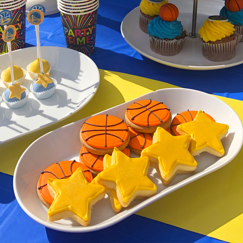 Рисувани сладки Golden State Warriors 12бр.