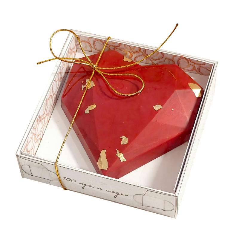 Сърце диамант с шамфъстък