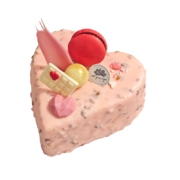 Торта Рафаело сърце