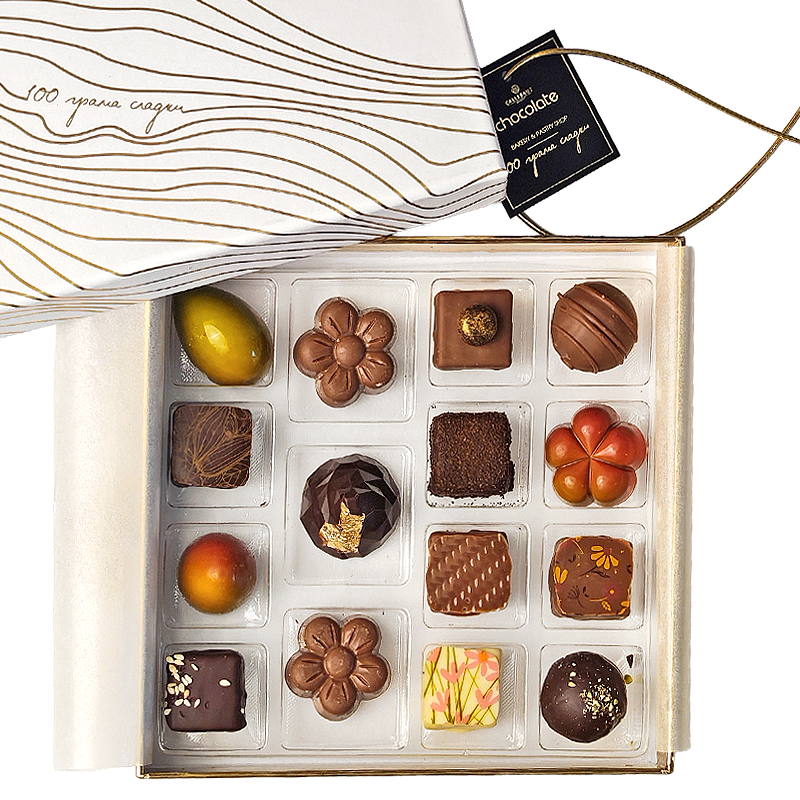 Кутия 15 бонбона - ''Callebaut'' премиум