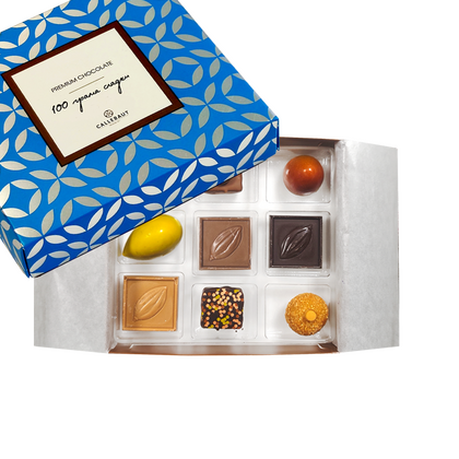 Кутия с 9 бонбона микс Премиум шоколад