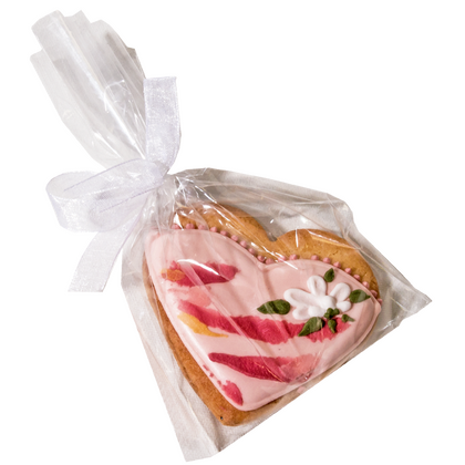 Рисувана маслена сладка Сърце