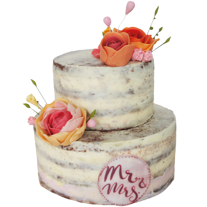 Празнична с декорация Mr. & Mrs.