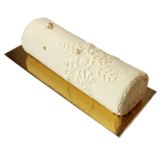 Коледно пънче - бял шоколадов мус с портокалово кули