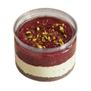 Крем пистачо чийз с малини