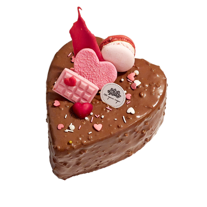 Торта Меренга сърце за двама