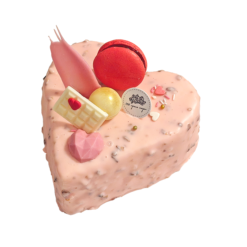 Торта Рафаело сърце