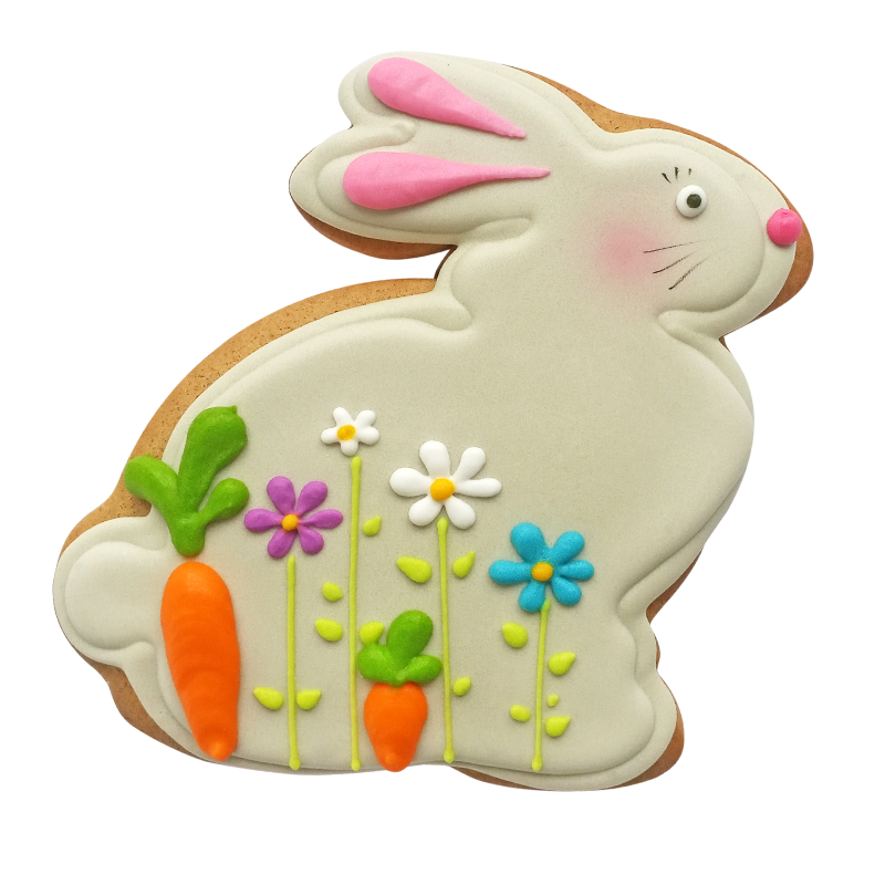 Рисувана меденка Великденски заек