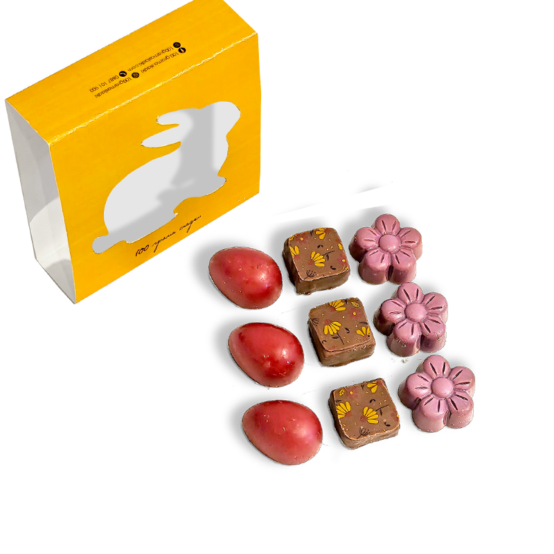 Кутия с 9 бонбона - Великден