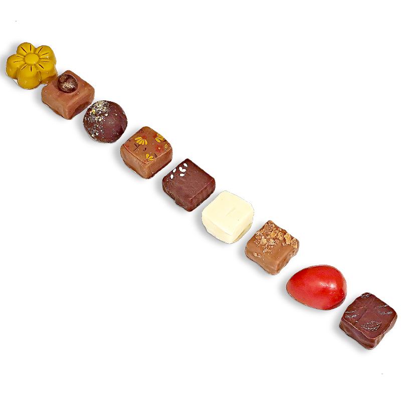 Кутия с 9 бонбона микс - Великден